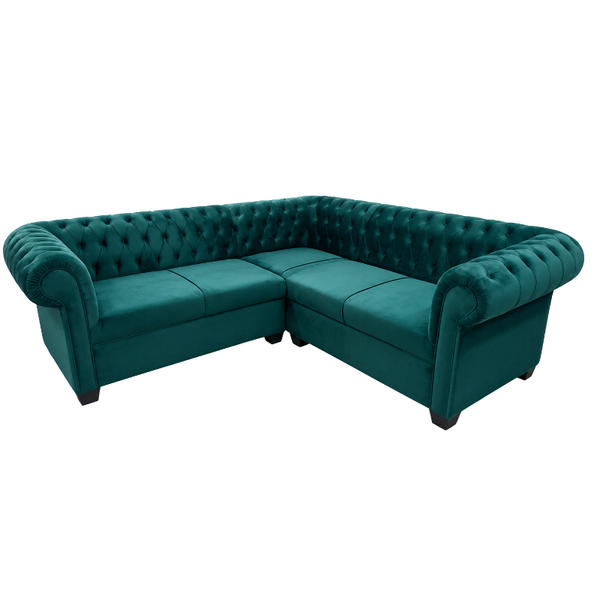 Dreamy Comfort Romeo Chesterfield Corner Couch