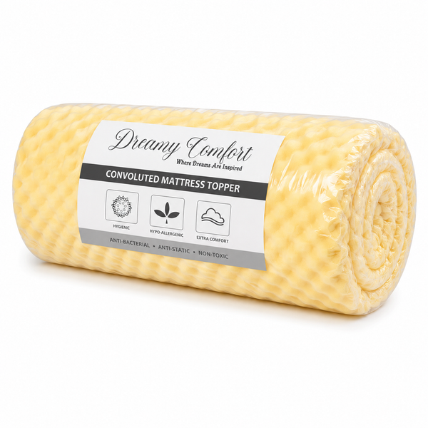 Convoluted “Egg-Box” Foam Mattress Topper