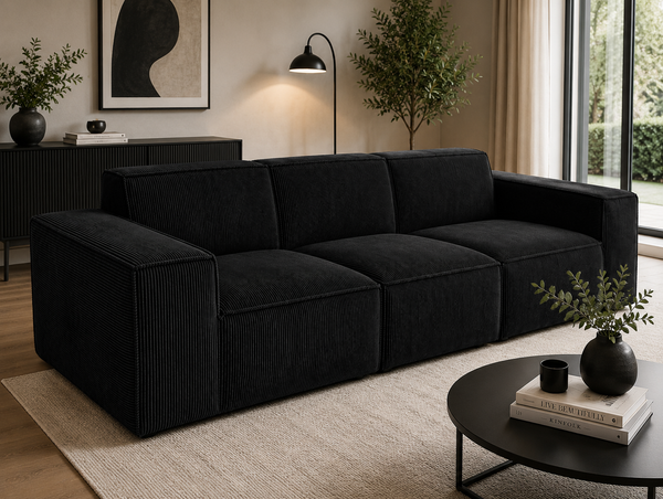 Ultimate Corduroy 3 Seater Sofa