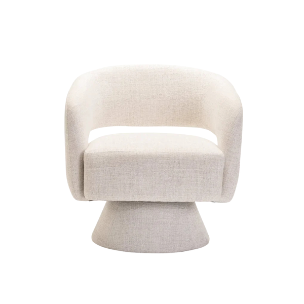 Dreamy Comfort – Zara Fabric Swivel Chair
